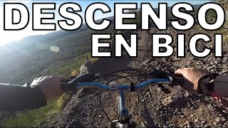 Bajando Cerro Victoria en bicicleta (modo principiante)