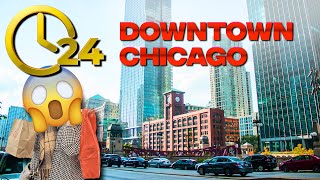 Walking Tour Downtown| Michigan Avenue, Chicago Illinois, Travel, USA, 4K