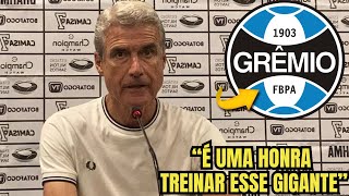 ANÚNCIO OFICIAL! FOI CONFIRMADO AGORA!NOVO TÉCNICO ANUNCIADO! NOTÍCIAS DO GRÊMIO