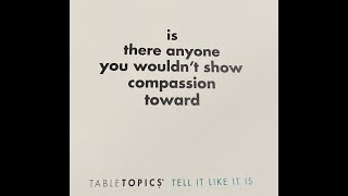 Table Talk Compassion or Not