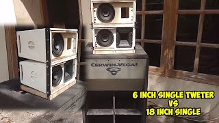 Cek Sound Tes Box Line Aray 6 inch single Tweter, Miniatur Line Aray SPL