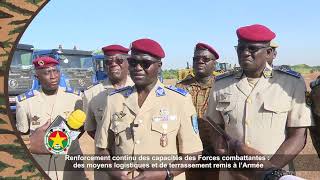 Remise de matériels à l'Armée