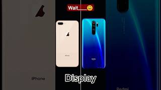 Apple IPhone 8 Plus😎And Redmi Note 8 Pro🤡 #shorts #apple #redminote8pro #trending #fyp #viral