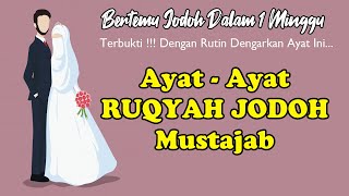 Jomblo Susah dapat jodoh? Wajib Amalkan Ruqyah Doa Cepat Dapat Jodoh ~ RUQYAH JOMBLO MENAHUN