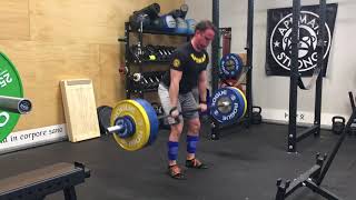 1/15/18 Deadlift 2ct Pause 315x4 @9+ ws 6/6