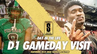 GAMDAY VISIT IN THE SEC // Day In The Life w/ 2025 3 Star EDGE Taeshawn Alston