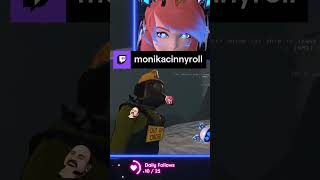 Monika testing the new fall damage.... | monikacinnyroll on #Twitch