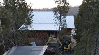 Working on my Off Grid Cabin