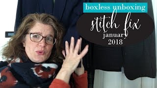 First Stitch Fix January 2018 Boxless Unboxing