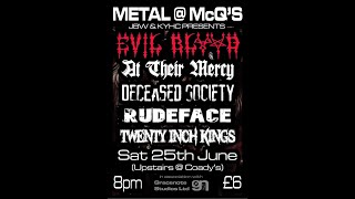 Oberon/Slavs And Norsemen/Atomic Maniac - Evil Blood live @ Coady's Dunfermline 25-6-2022