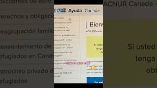 página web de la Acnur- ayuda práctica para solicitantes de Asilo.