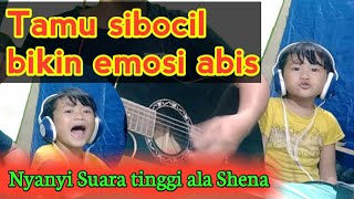 Bocil Shena bersuara tinggi bikin emosi || Shena Lagustyia