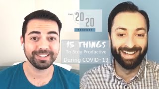 15 Things to Stay Productive During COVID-19