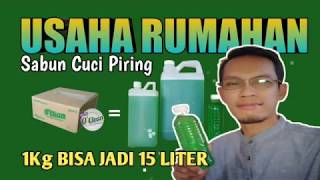 Cara Pembuatan Sabun Cuci Piring