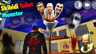 Skibidi Toilet Monster in Franklin House in Indian Bikes Driving 3d | Horror Story