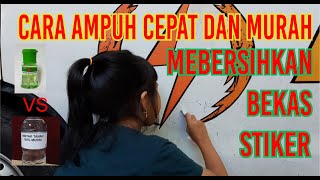 CARA AMPUH MEMBERSIHKAN SISA BEKAS LEM STIKER PADA MOBIL / MOTOR ( HEMAT DAN CEPAT )