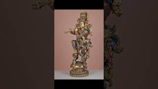 43" BRASS DANCING KRISHNA STATUE 😍❤ divine collection ❤