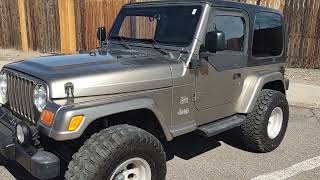 2003 Jeep Wrangler Sahara 4x4 Lifted