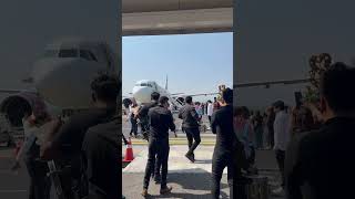 Así reciben a los primeros pasajeros del vuelo Monterrey- Oaxaca