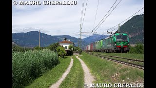 TRANSITI SULLA FERROVIA DEL BRENNERO #vectron #ferroviadelbrennero #brennerbahn #treni #trains #zug