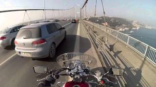 GV250 Riding Across the Bosphorus Bridge/İstanbul