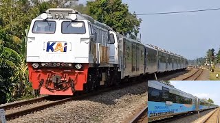 Momen KA Argo Semeru berstiker livery HUT PT KAI ke 79