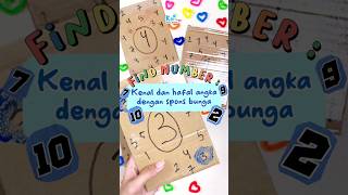 DIY mainan anak mengenal angka 🤓 - Kai Toys Ide Bermain Anak #diycrafts #craft #diymainan