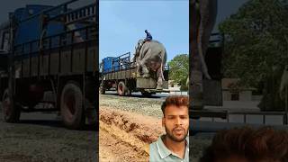 हाथी को ट्रक्स उतारने का टेक्नोलॉजी#shortsvideo #green screen#elephants