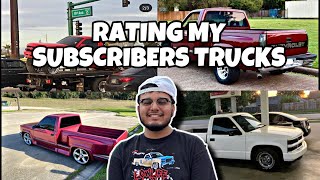 RATING MY SUBSCRIBERS/FOLLOWERS TRUCKS #ratingmysubscriberstrucks #obschevy