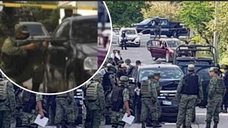 Militares y policías se enfrentan Fuerte Balaceras y Granadazos la Militares Sicarios Abatidos