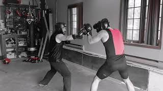 Wushu Sanda Sparring - boxing training