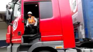 Forest Freight truck being loaded