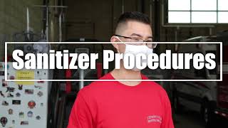 Sanitizer Procedures