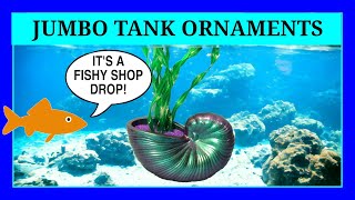 Shameless Promotion - Jumbo Snail Shell Ornaments in the Fishy Shop for large aquariums.