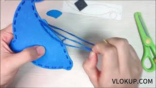 Vlokup DIY Dolphin Felt Sewing Kit for Kids | Easy and Fun Craft Project