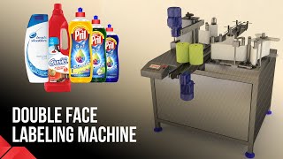 Double face labeling machine (LM-DF80) by Ammar machinery