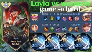 LAYLA VS WANWAN VS DIGGIE❗BUILD ONE SHOT ENEMY DELETE! EPICOMBACK | build top 1 global Layla