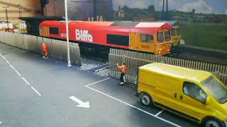 GBRf class 66783/ 66779 at Mauldeth Rd and Redshed Lane.