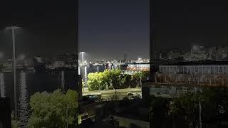 George Tsangaridis - Writer Piraeus Night from Bed