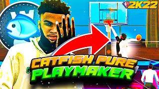 MY PURE PLAYMAKER with CONTACT DUNKS is UNSTOPPABLE! BEST JUMPSHOT IN NBA 2K22! BEST GUARD BUILD