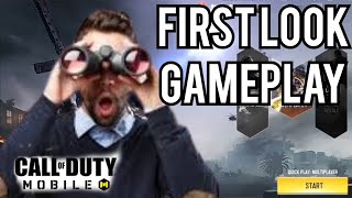 Call Of Duty Mobile First Ever Look Gameplay!