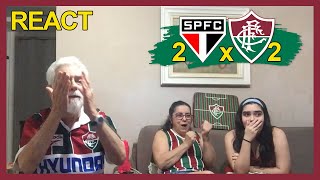 FAMÍLIA TRICOLOR REAGE À 2 SÃO PAULO X 2 FLUMINENSE - CAMPEONATO BRASILEIRO 2022