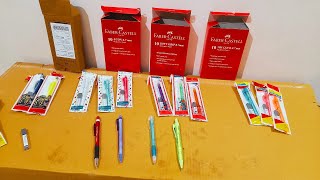 Unboxing and Review of faber castell econ, scriptor, soft grip, tri click 0 7mm mechanical pencil