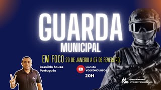 Concurso Guarda Municipal: Aulão de Português