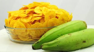 तले हुए केले के चिप्स कैसे बनाये | Fry Irish Banana Chips | #indiantreasurefoodie