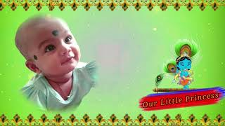 Kotla's Little Princess Naming Ceremony Invitation