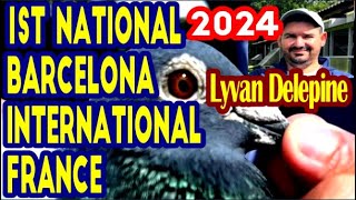 Lyvan Delepine Woignarue, France 1st from Barcelona (int.) 2024 category "Old birds" 952.594 km