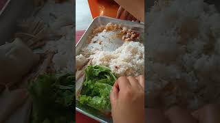 Pecak Ikan Gurame Lalap Jantung Pisang #videoshorts