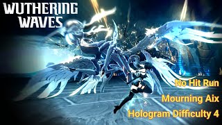 [Wuthering Waves] (Tactical hologram) Mourning Aix Difficulty 4 | No HIT Run | Parry