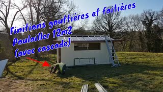 Finition extérieure du poulailler de 12m2